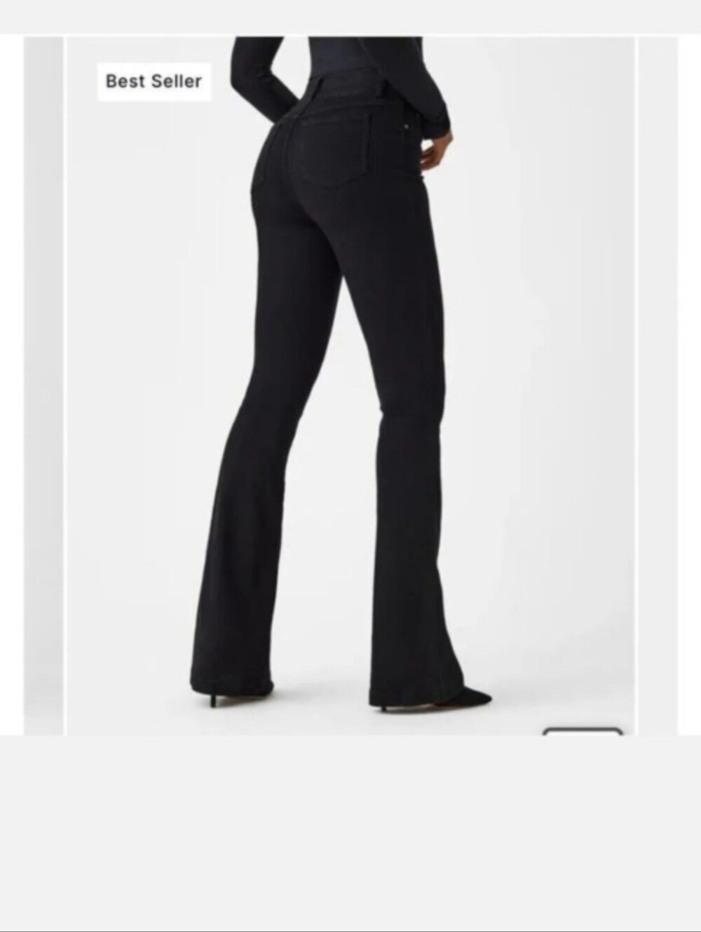 SPANX Pull On Black Flare Jeans - Size Small 🆕